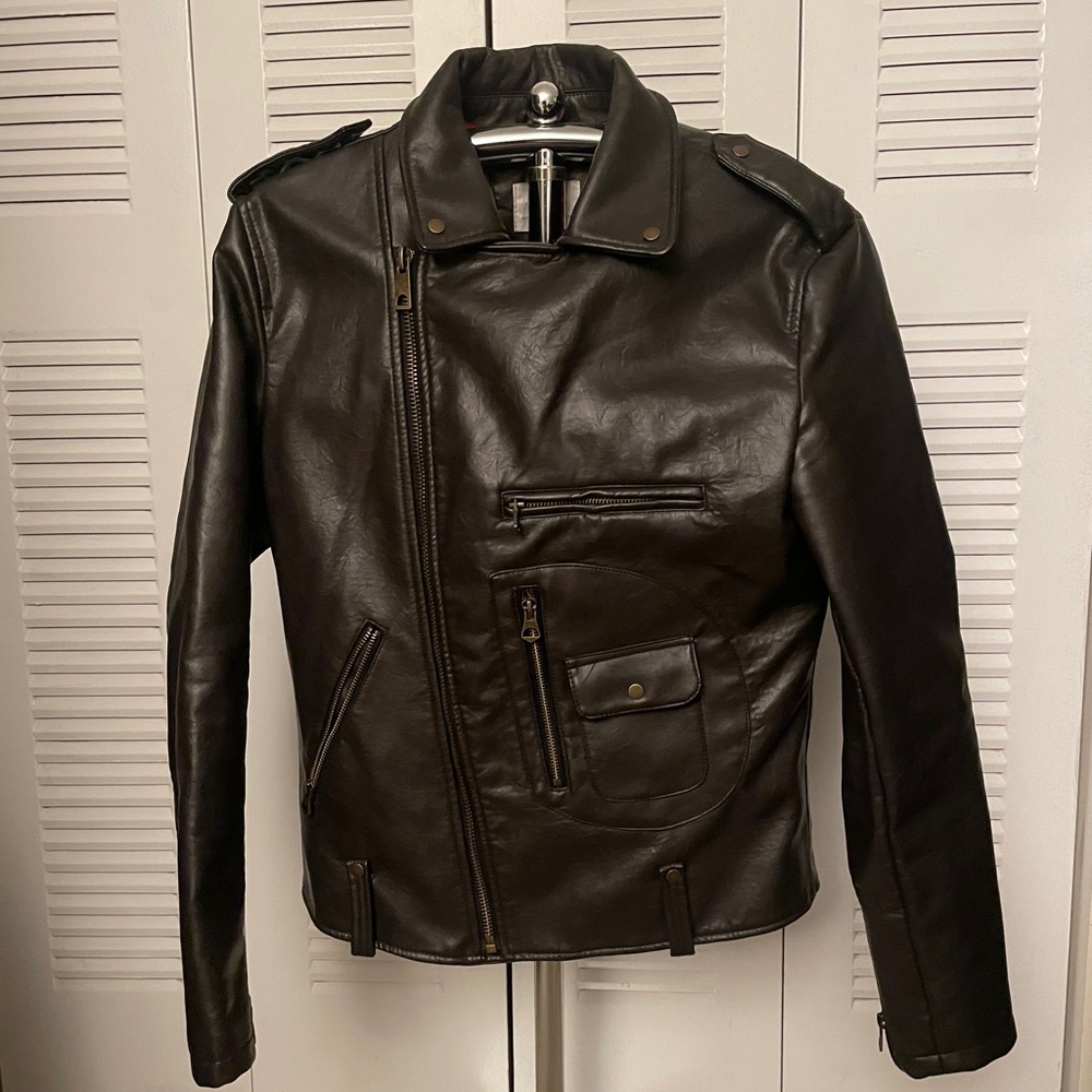 Zara Leather Jacket Mens